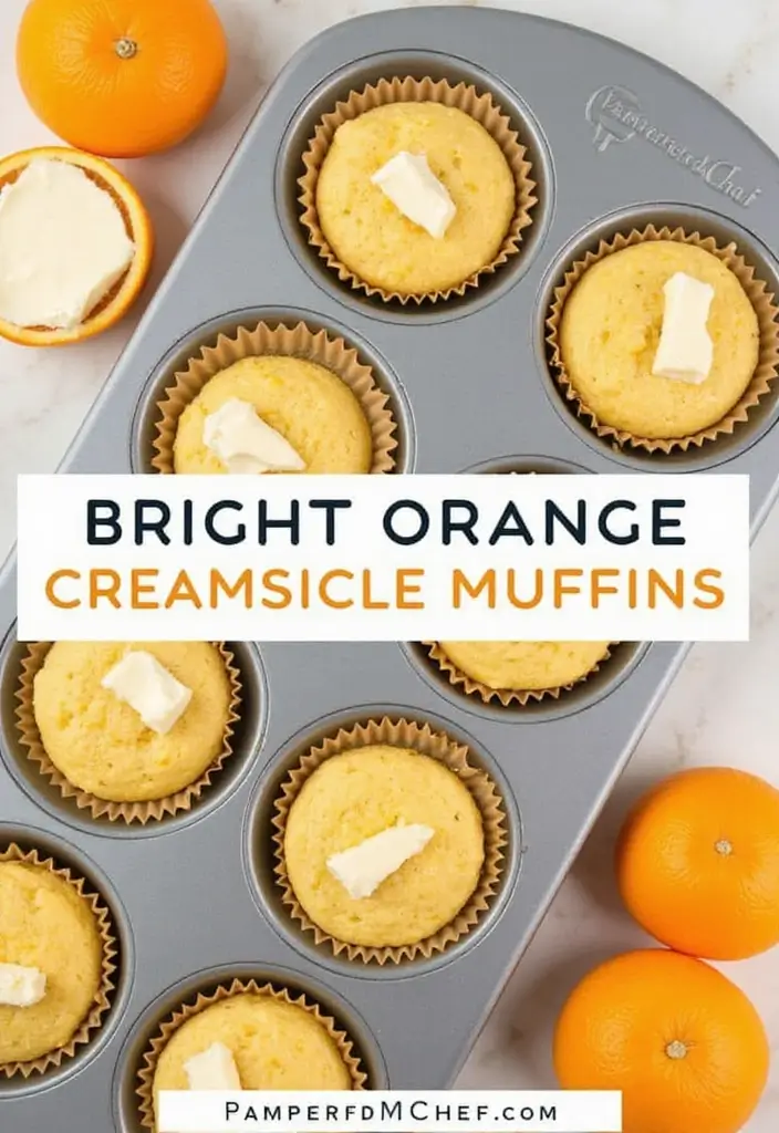 30+ Creative Pampered Chef Mini Muffin Pan Recipes for Every Occasion 138 30+ Creative Pampered Chef Mini Muffin Pan Recipes for Every Occasion - 22. Orange Creamsicle Mini Muffins