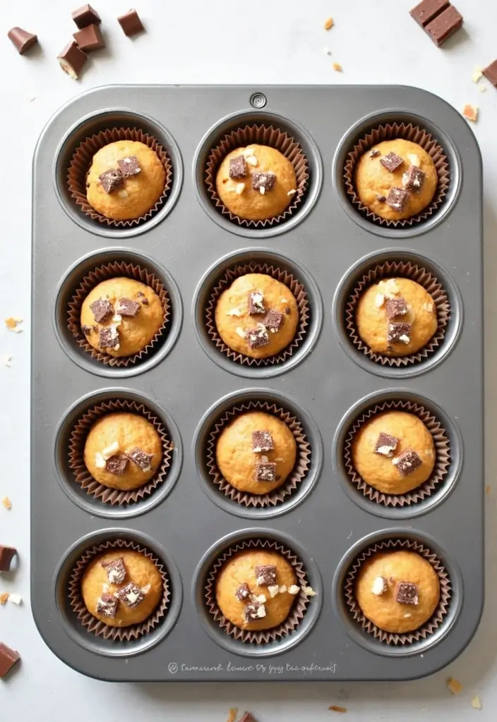 30+ Creative Pampered Chef Mini Muffin Pan Recipes for Every Occasion 145 30+ Creative Pampered Chef Mini Muffin Pan Recipes for Every Occasion - 23. Almond Joy Mini Muffins