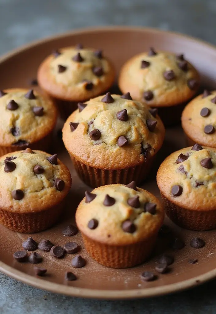 30+ Easy Healthy Muffin Recipes for Breakfast and Beyond 89 30+ Easy Healthy Muffin Recipes for Breakfast and Beyond - 15. Chocolate Chip Muffins