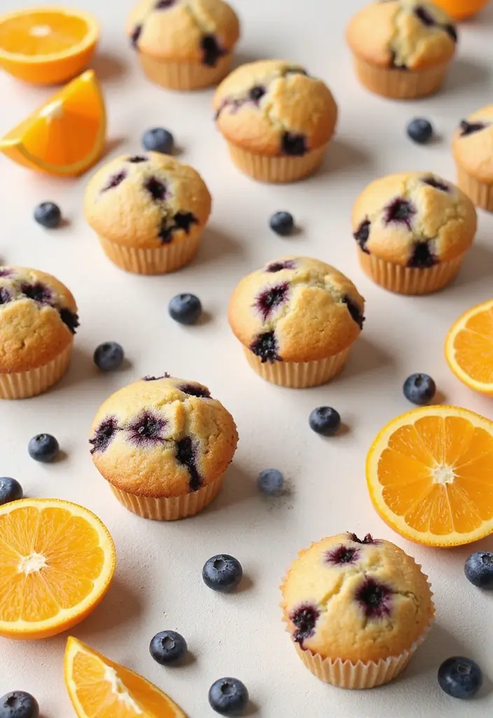 30+ Easy Healthy Muffin Recipes for Breakfast and Beyond 101 30+ Easy Healthy Muffin Recipes for Breakfast and Beyond - 17. Orange Blueberry Muffins
