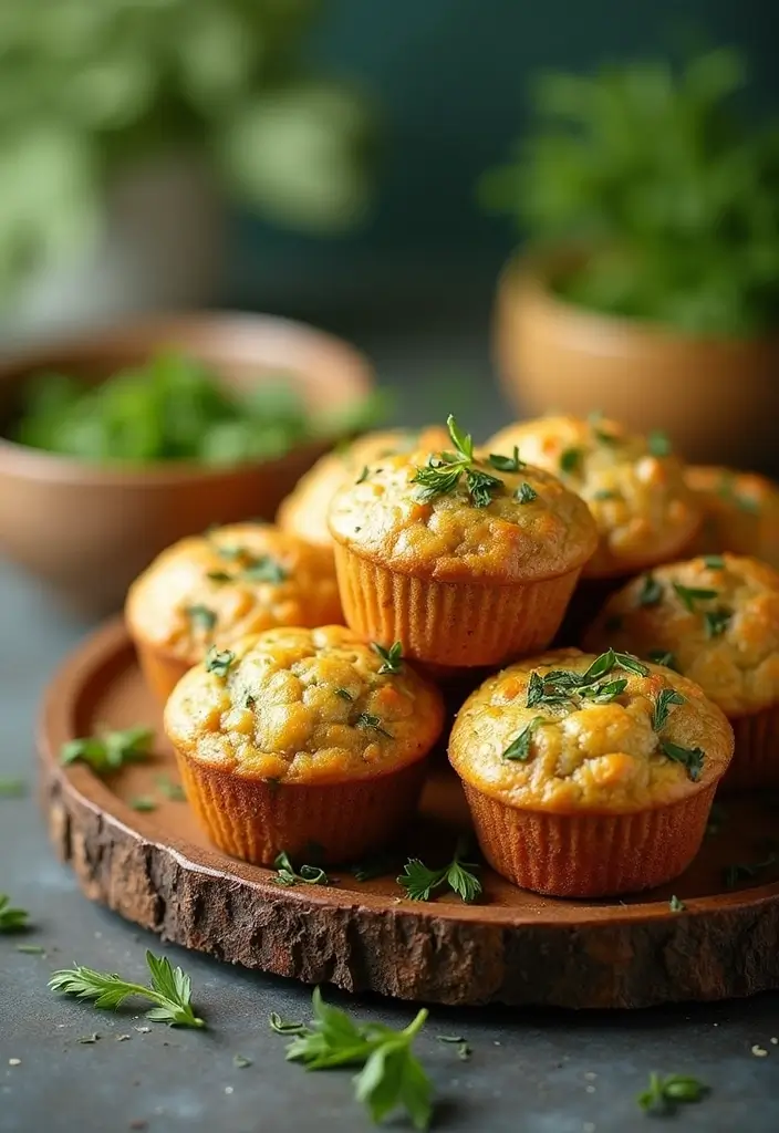 30+ Easy Healthy Muffin Recipes for Breakfast and Beyond 122 30+ Easy Healthy Muffin Recipes for Breakfast and Beyond - 20. Savory Herb Muffins