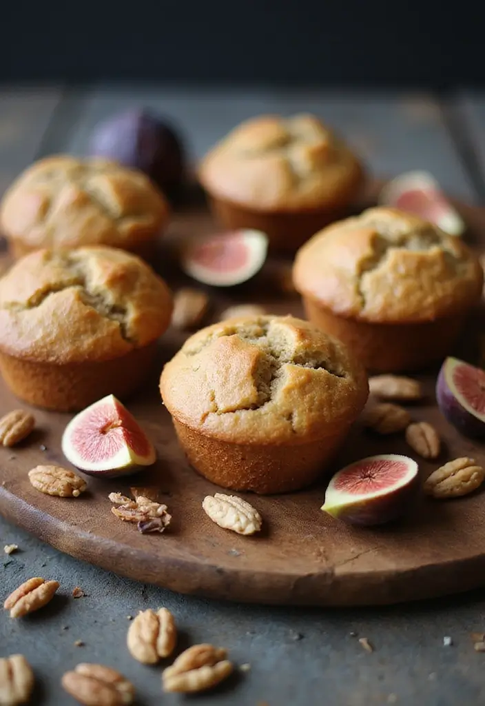 30+ Easy Healthy Muffin Recipes for Breakfast and Beyond 188 30+ Easy Healthy Muffin Recipes for Breakfast and Beyond - 30. Fig Muffins