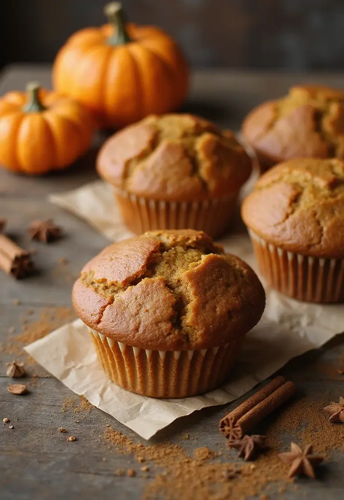 30+ Easy Healthy Muffin Recipes for Breakfast and Beyond 36 30+ Easy Healthy Muffin Recipes for Breakfast and Beyond - 6. Pumpkin Spice Muffins