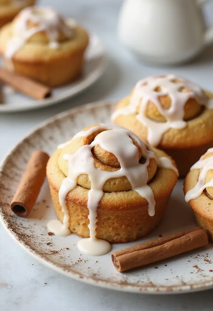 30+ Easy Healthy Muffin Recipes for Breakfast and Beyond 50 30+ Easy Healthy Muffin Recipes for Breakfast and Beyond - 8. Cinnamon Roll Muffins