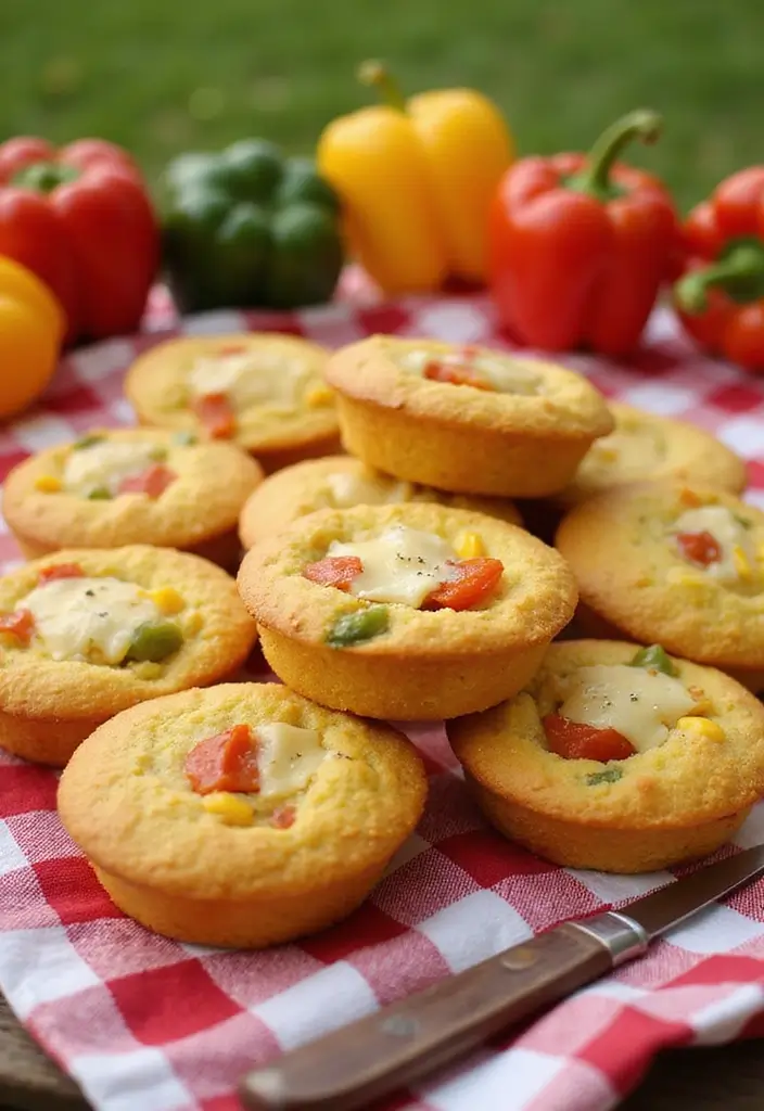 30+ Easy Jiffy Corn Muffin Mix Recipes That Taste Homemade 110 30+ Easy Jiffy Corn Muffin Mix Recipes That Taste Homemade - 18. Corn Muffins with Bell Peppers and Cheese
