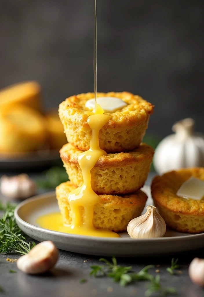 30+ Easy Jiffy Corn Muffin Mix Recipes That Taste Homemade 153 30+ Easy Jiffy Corn Muffin Mix Recipes That Taste Homemade - 25. Corn Muffins with Garlic Butter
