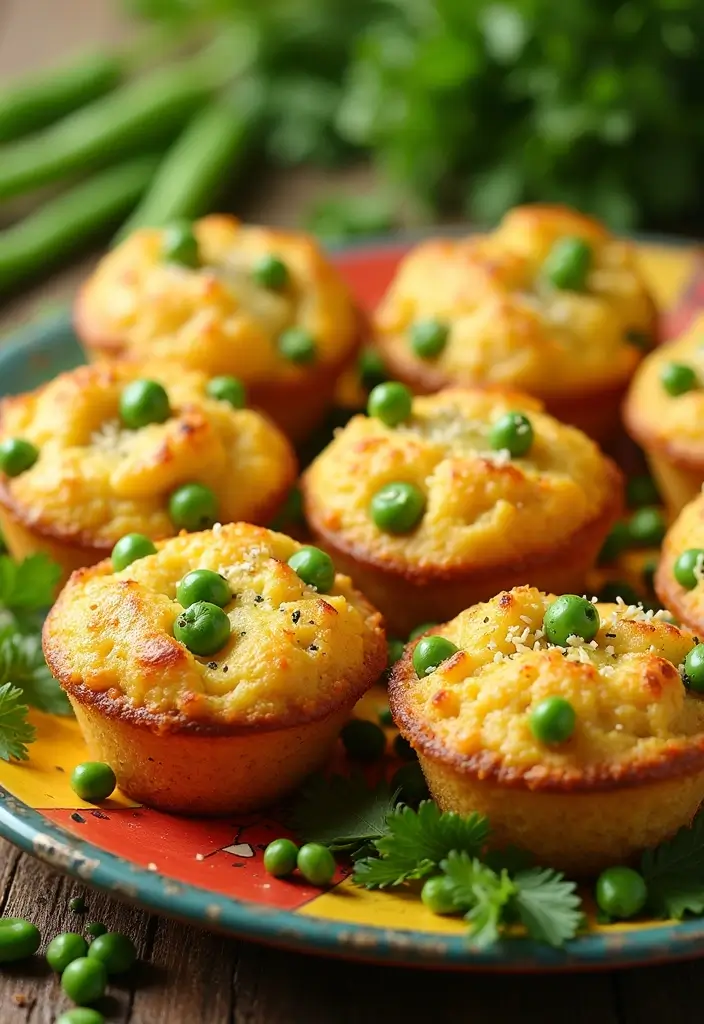 30+ Easy Jiffy Corn Muffin Mix Recipes That Taste Homemade 169 30+ Easy Jiffy Corn Muffin Mix Recipes That Taste Homemade - 29. Corn Muffins with Peas and Cheese