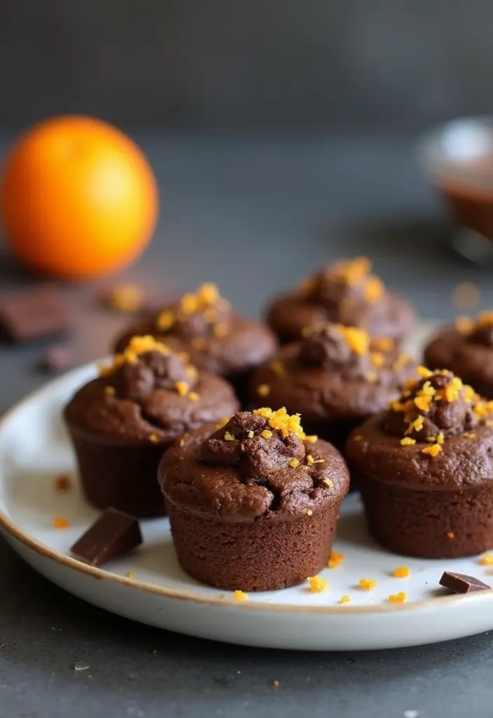 30+ Easy Mini Muffin Recipes for Quick Baking Fun 71 30+ Easy Mini Muffin Recipes for Quick Baking Fun - 11. Chocolate Orange Mini Muffins