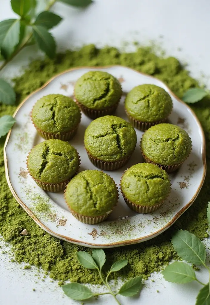 30+ Easy Mini Muffin Recipes for Quick Baking Fun 87 30+ Easy Mini Muffin Recipes for Quick Baking Fun - 13. Matcha Green Tea Mini Muffins
