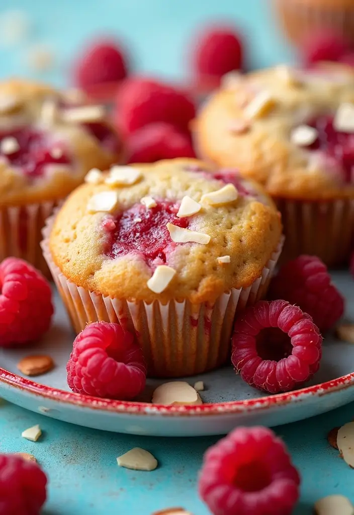 30+ Easy Mini Muffin Recipes for Quick Baking Fun 94 30+ Easy Mini Muffin Recipes for Quick Baking Fun - 14. Raspberry Almond Mini Muffins