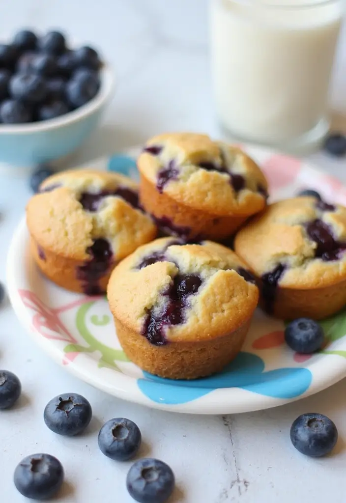30+ Easy Mini Muffin Recipes for Quick Baking Fun 122 30+ Easy Mini Muffin Recipes for Quick Baking Fun - 18. Blueberry Yogurt Mini Muffins