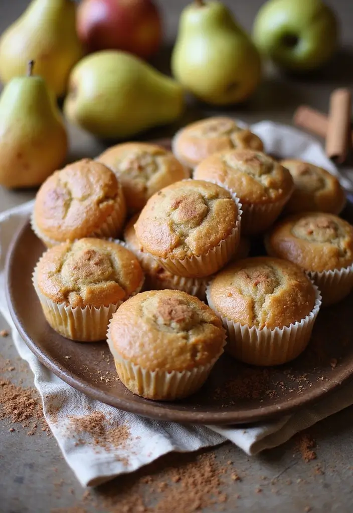 30+ Easy Mini Muffin Recipes for Quick Baking Fun 148 30+ Easy Mini Muffin Recipes for Quick Baking Fun - 22. Spiced Pear Mini Muffins