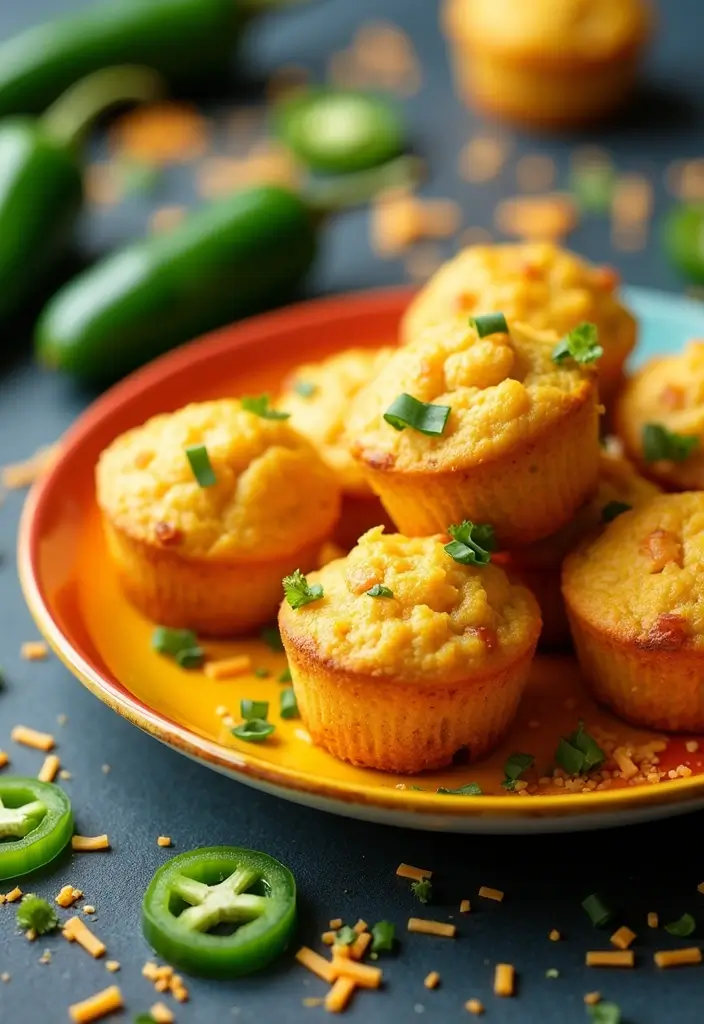 30+ Easy Mini Muffin Recipes for Quick Baking Fun 177 30+ Easy Mini Muffin Recipes for Quick Baking Fun - 26. Spicy Jalapeño Cheese Mini Muffins