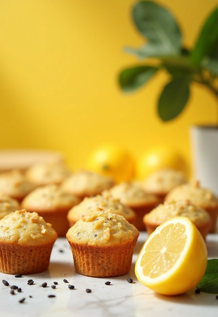 30+ Easy Mini Muffin Recipes for Quick Baking Fun 22 30+ Easy Mini Muffin Recipes for Quick Baking Fun - 4. Lemon Poppy Seed Mini Muffins
