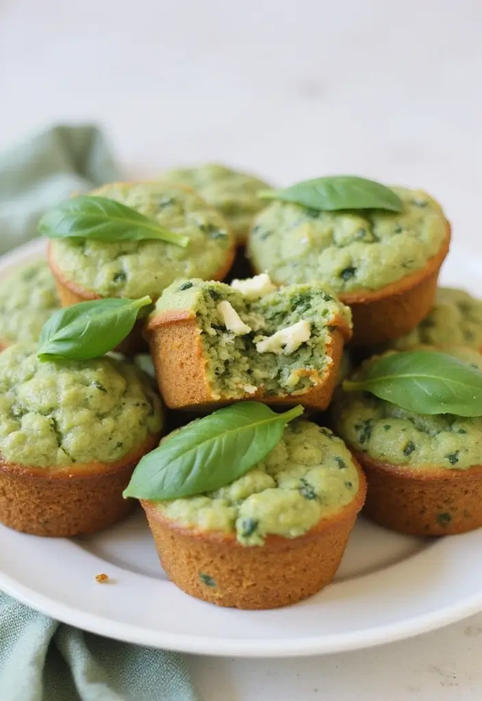 30+ Easy Mini Muffin Recipes for Quick Baking Fun 57 30+ Easy Mini Muffin Recipes for Quick Baking Fun - 9. Savory Spinach Feta Mini Muffins
