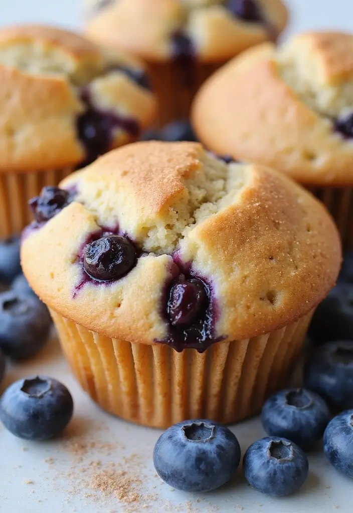 30+ Healthy Blueberry Muffin Recipes That Burst with Flavor 90 30+ Healthy Blueberry Muffin Recipes That Burst with Flavor - 14. Cinnamon Swirl Blueberry Muffins