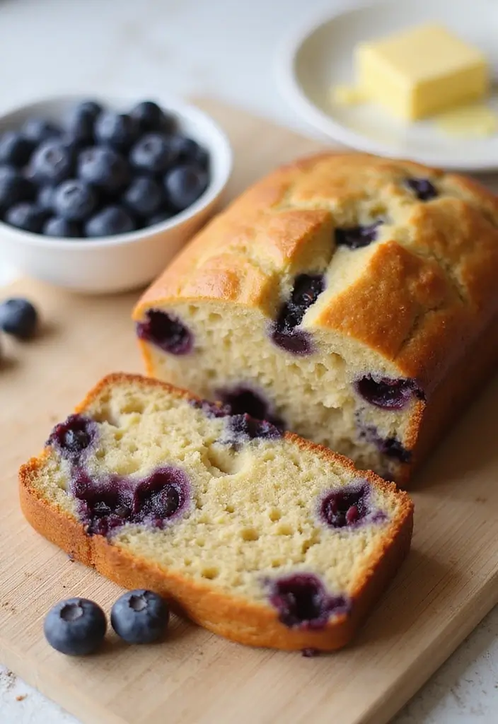 30+ Healthy Blueberry Muffin Recipes That Burst with Flavor 97 30+ Healthy Blueberry Muffin Recipes That Burst with Flavor - 15. Blueberry Muffin Bread