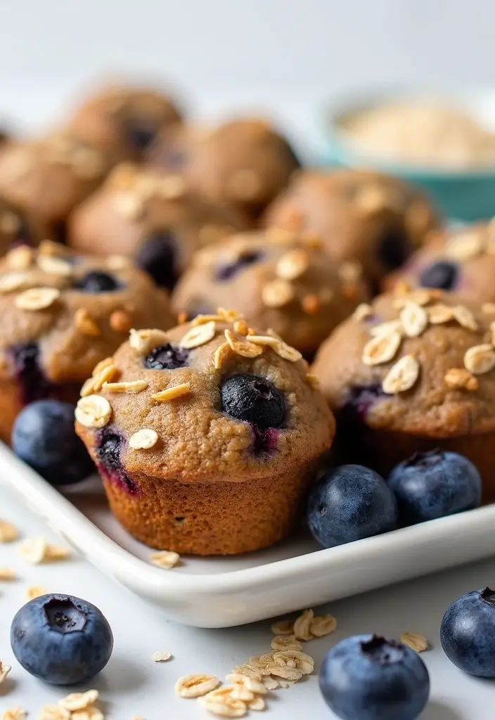 30+ Healthy Blueberry Muffin Recipes That Burst with Flavor 153 30+ Healthy Blueberry Muffin Recipes That Burst with Flavor - 23. No-Bake Blueberry Muffin Bites