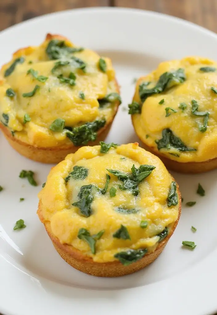 30+ Healthy Egg Muffin Recipes for a Quick Protein Fix 1 30+ Healthy Egg Muffin Recipes for a Quick Protein Fix - 1. Spinach and Feta Egg Muffins