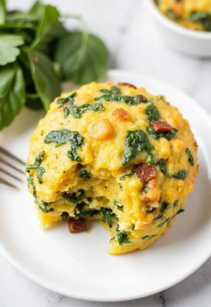 30+ Healthy Egg Muffin Recipes for a Quick Protein Fix 92 30+ Healthy Egg Muffin Recipes for a Quick Protein Fix - 14. Chorizo and Spinach Egg Muffins