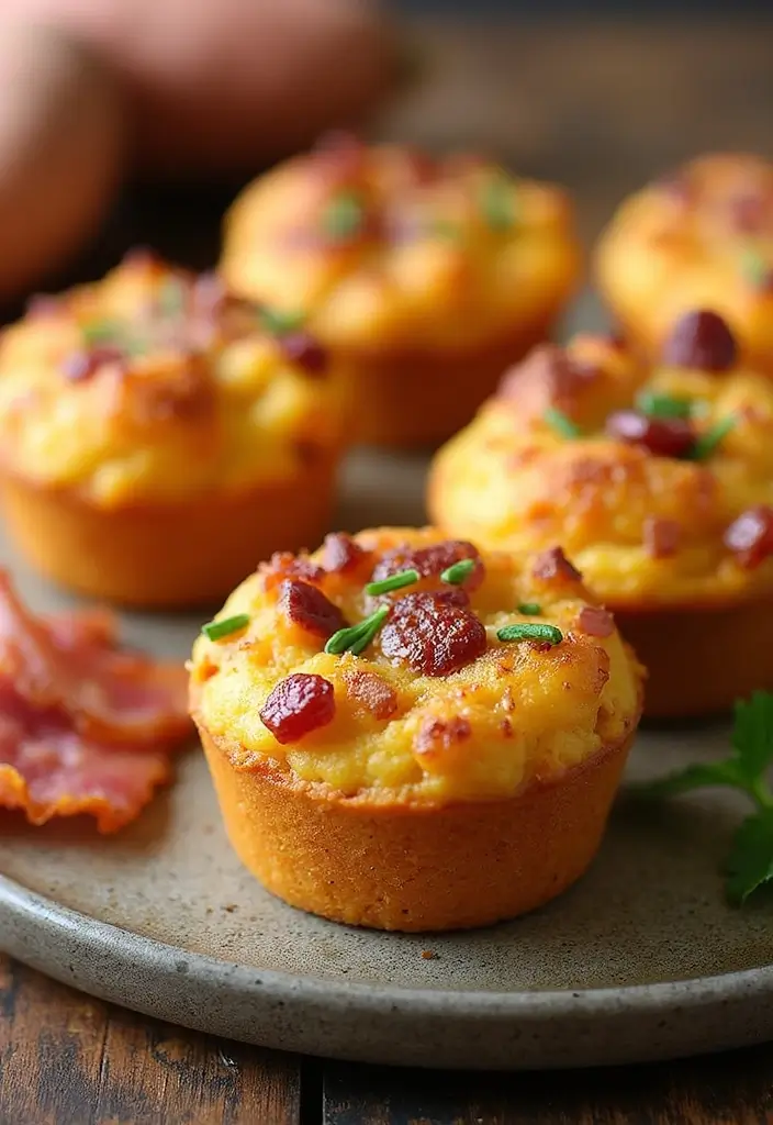 30+ Healthy Egg Muffin Recipes for a Quick Protein Fix 8 30+ Healthy Egg Muffin Recipes for a Quick Protein Fix - 2. Sweet Potato and Bacon Egg Muffins