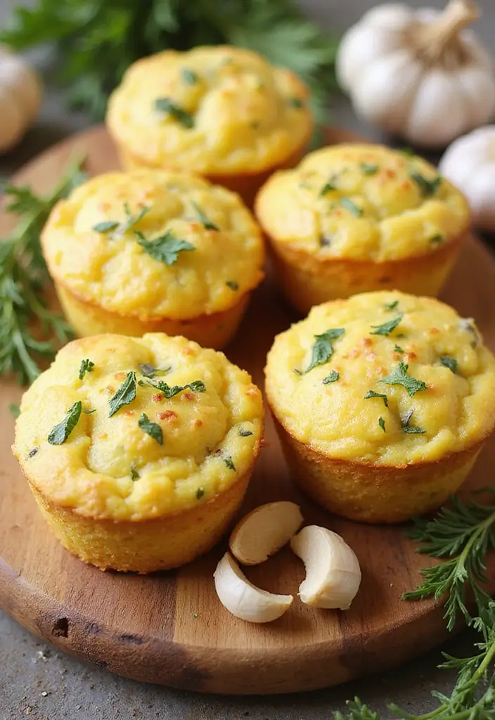 30+ Healthy Egg Muffin Recipes for a Quick Protein Fix 157 30+ Healthy Egg Muffin Recipes for a Quick Protein Fix - 23. Garlic and Herb Egg Muffins