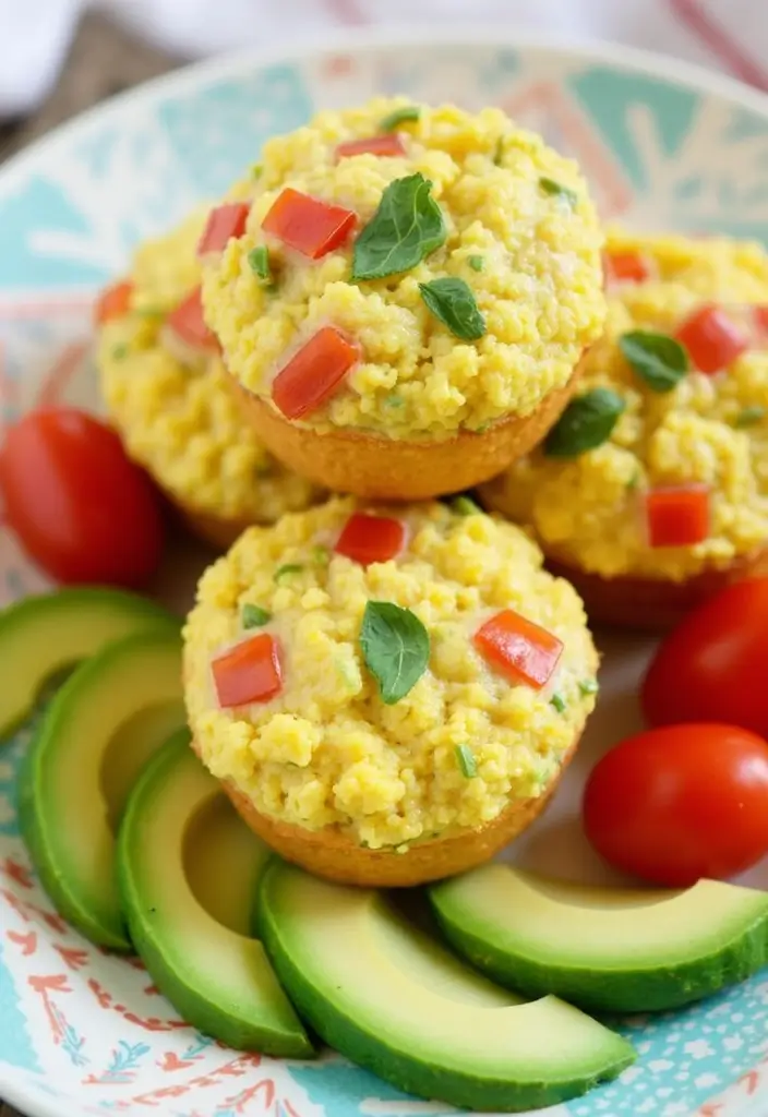 30+ Healthy Egg Muffin Recipes for a Quick Protein Fix 171 30+ Healthy Egg Muffin Recipes for a Quick Protein Fix - 25. Avocado and Tomato Egg Muffins