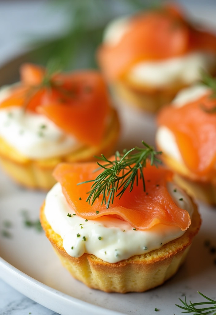 30+ Healthy Egg Muffin Recipes for a Quick Protein Fix 34 30+ Healthy Egg Muffin Recipes for a Quick Protein Fix - 6. Smoked Salmon and Cream Cheese Egg Muffins