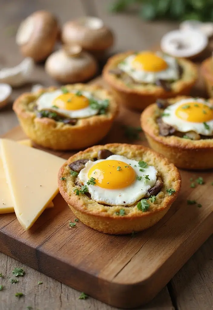 30+ Healthy Egg Muffin Recipes for a Quick Protein Fix 41 30+ Healthy Egg Muffin Recipes for a Quick Protein Fix - 7. Mushroom and Swiss Egg Muffins