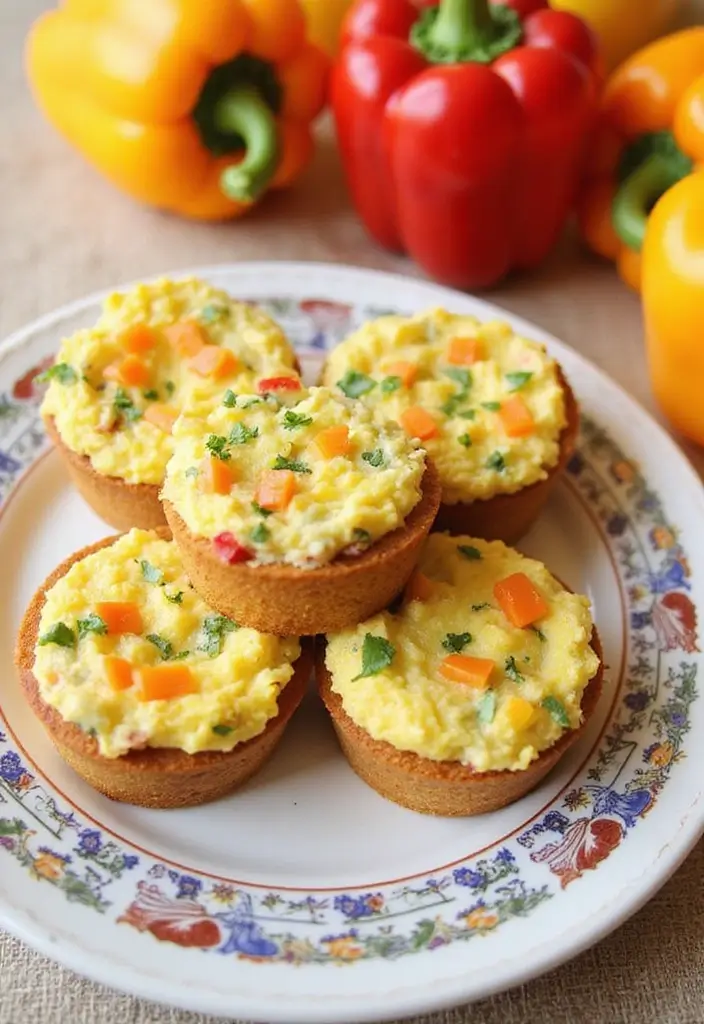 30+ Healthy Egg Muffin Recipes for a Quick Protein Fix 48 30+ Healthy Egg Muffin Recipes for a Quick Protein Fix - 8. Bell Pepper and Goat Cheese Egg Muffins