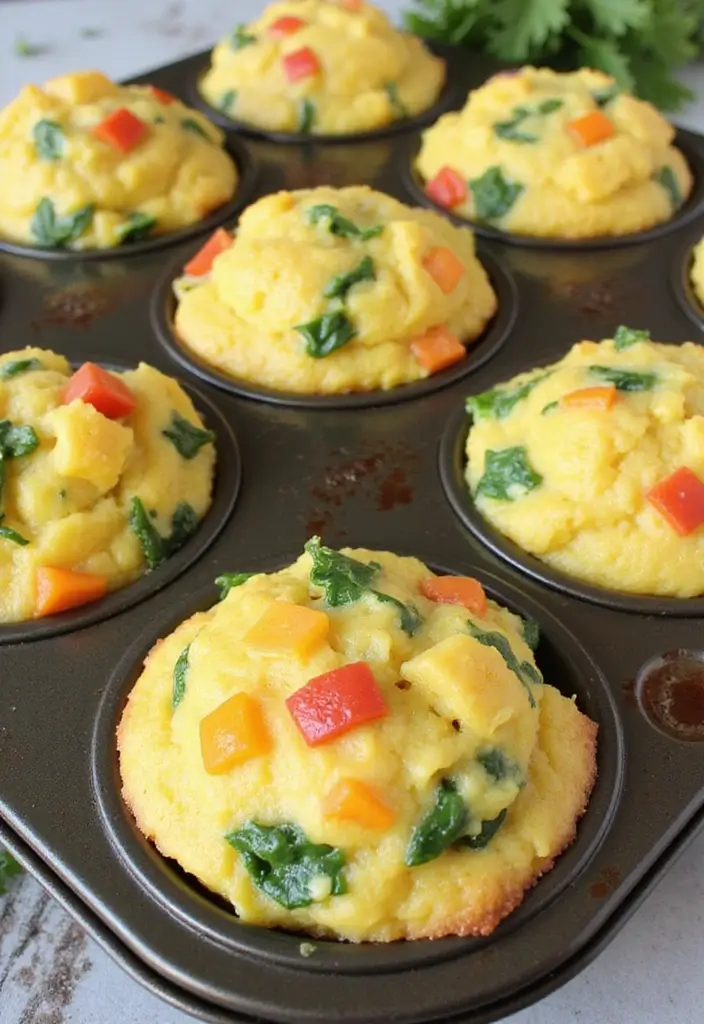 30+ High Protein Muffin Tin Recipes for Meal Prep 102 30+ High Protein Muffin Tin Recipes for Meal Prep - 16. Egg White Veggie Protein Muffins