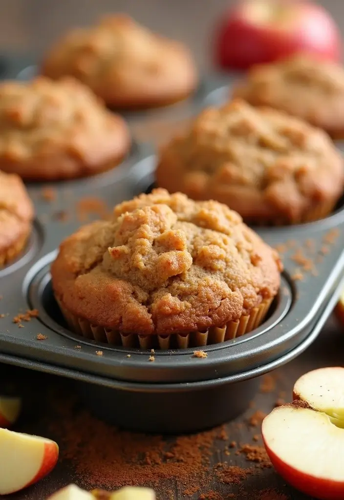 30+ High Protein Muffin Tin Recipes for Meal Prep 133 30+ High Protein Muffin Tin Recipes for Meal Prep - 21. Apple Cinnamon Protein Muffins