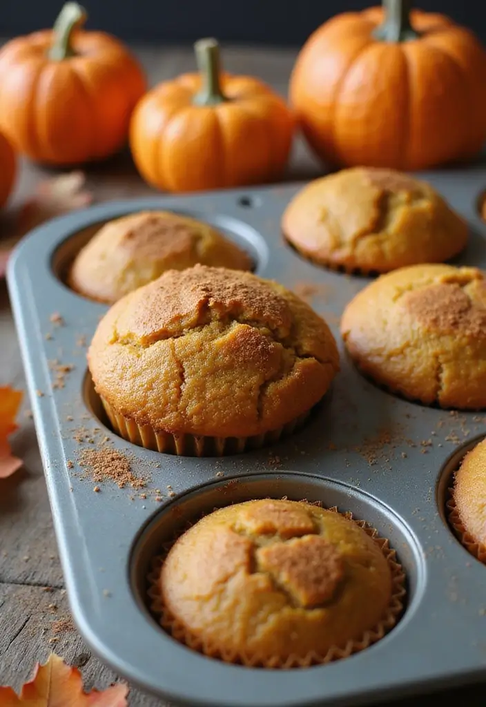 30+ High Protein Muffin Tin Recipes for Meal Prep 29 30+ High Protein Muffin Tin Recipes for Meal Prep - 5. Pumpkin Spice Protein Muffins