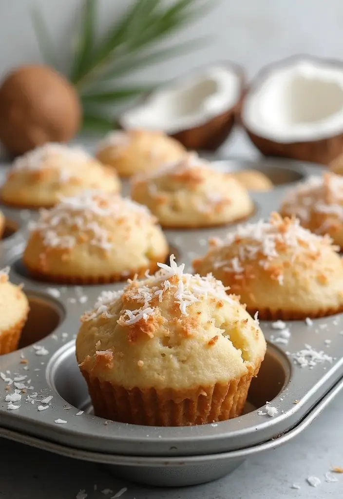 30+ High Protein Muffin Tin Recipes for Meal Prep 57 30+ High Protein Muffin Tin Recipes for Meal Prep - 9. Coconut Flour Protein Muffins