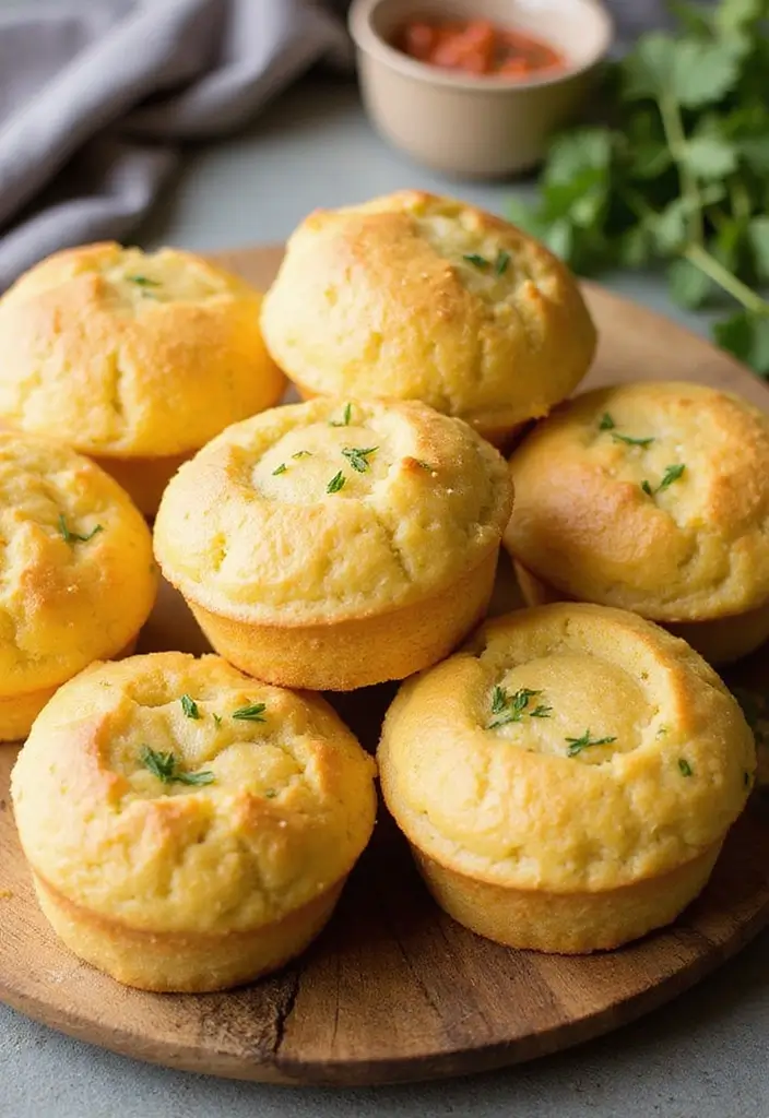 30+ Jiffy Cornbread Muffin Recipes to Elevate Your Meals 69 30+ Jiffy Cornbread Muffin Recipes to Elevate Your Meals - 11. Garlic and Herb Jiffy Cornbread Muffins