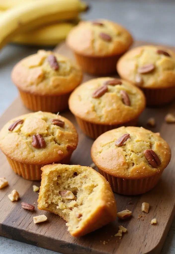 30+ Jiffy Cornbread Muffin Recipes to Elevate Your Meals 114 30+ Jiffy Cornbread Muffin Recipes to Elevate Your Meals - 18. Nutty Banana Jiffy Cornbread Muffins