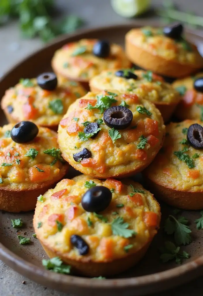 30+ Mini Muffin Tin Recipes for Any Time of Day 67 30+ Mini Muffin Tin Recipes for Any Time of Day - 11. Mediterranean Veggie Muffins