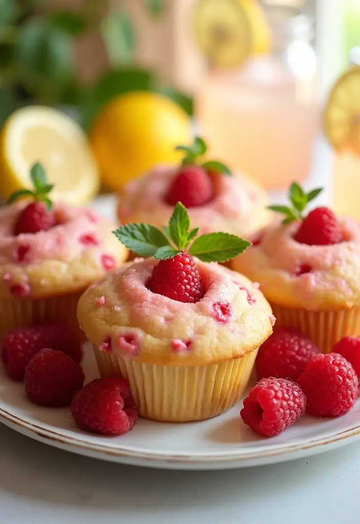 30+ Mini Muffin Tin Recipes for Any Time of Day 81 30+ Mini Muffin Tin Recipes for Any Time of Day - 13. Raspberry Lemonade Muffins