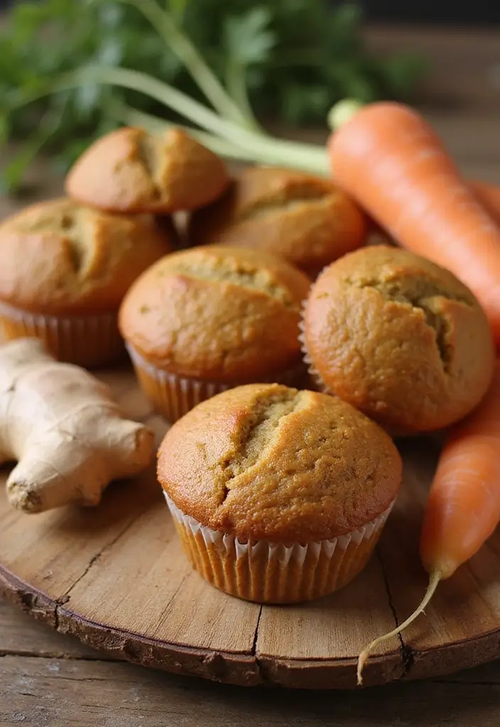 30+ Mini Muffin Tin Recipes for Any Time of Day 95 30+ Mini Muffin Tin Recipes for Any Time of Day - 15. Ginger Carrot Muffins
