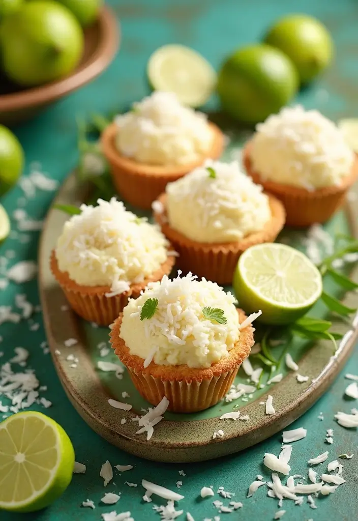 30+ Mini Muffin Tin Recipes for Any Time of Day 155 30+ Mini Muffin Tin Recipes for Any Time of Day - 25. Coconut Lime Muffins