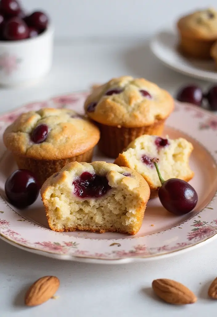 30+ Mini Muffin Tin Recipes for Any Time of Day 168 30+ Mini Muffin Tin Recipes for Any Time of Day - 28. Cherry Almond Muffins