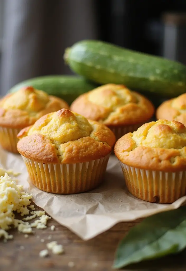 30+ Mini Muffin Tin Recipes for Any Time of Day 27 30+ Mini Muffin Tin Recipes for Any Time of Day - 5. Zucchini Cheese Muffins
