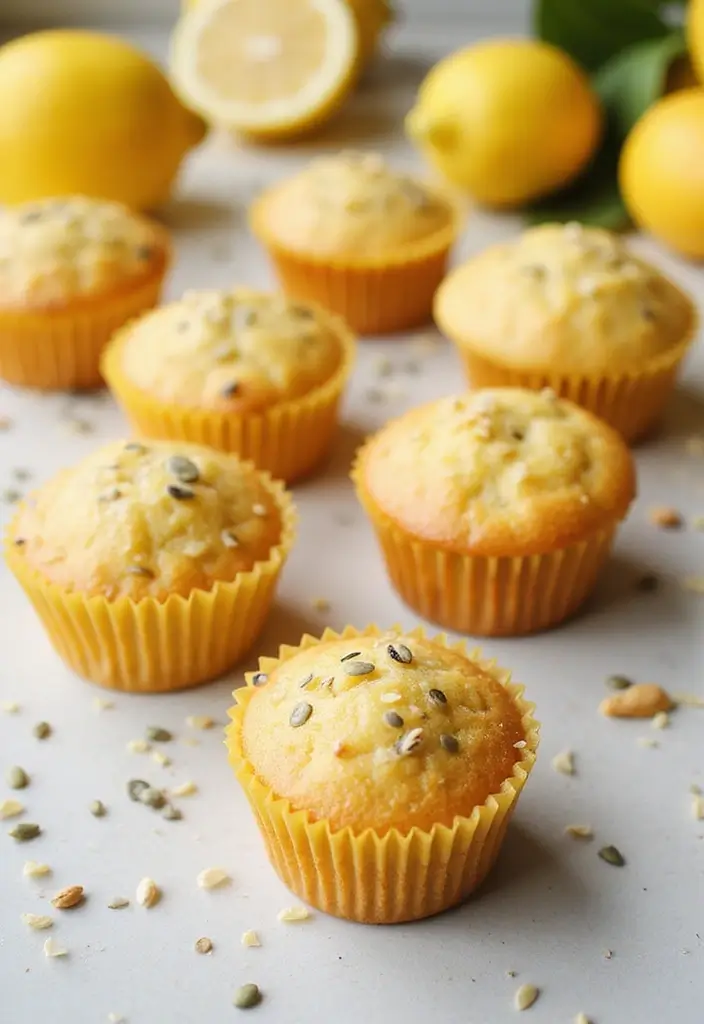 30+ Mini Muffin Tin Recipes for Any Time of Day 46 30+ Mini Muffin Tin Recipes for Any Time of Day - 8. Lemon Poppy Seed Mini Muffins