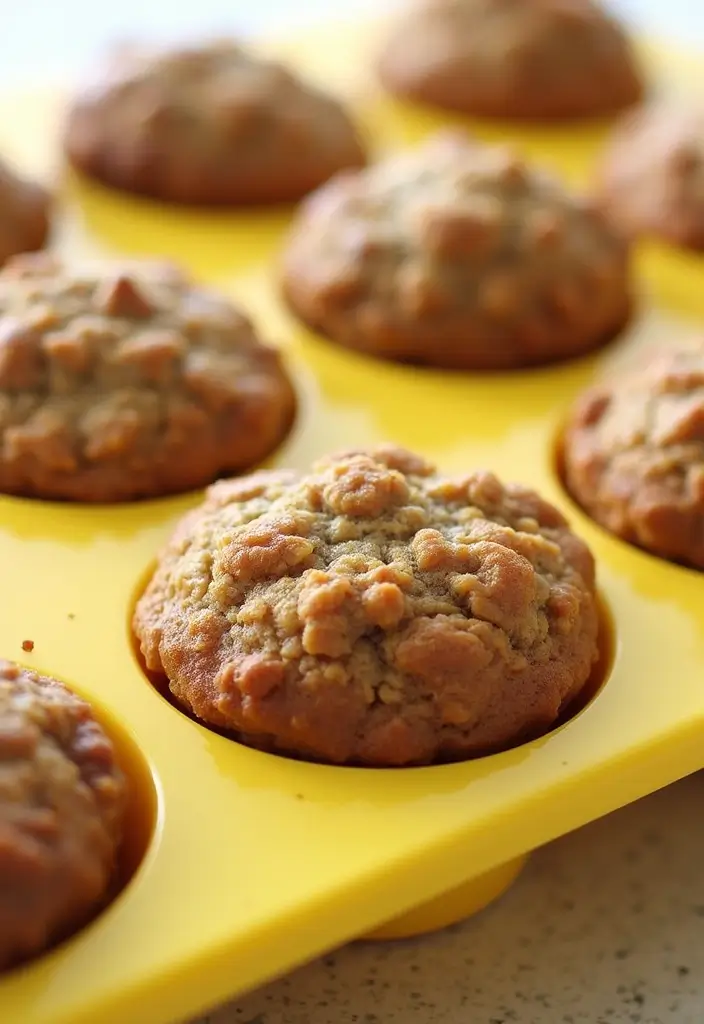 30+ Silicone Mini Muffin Pan Recipes for Easy Baking - 1. Banana Oatmeal Muffins