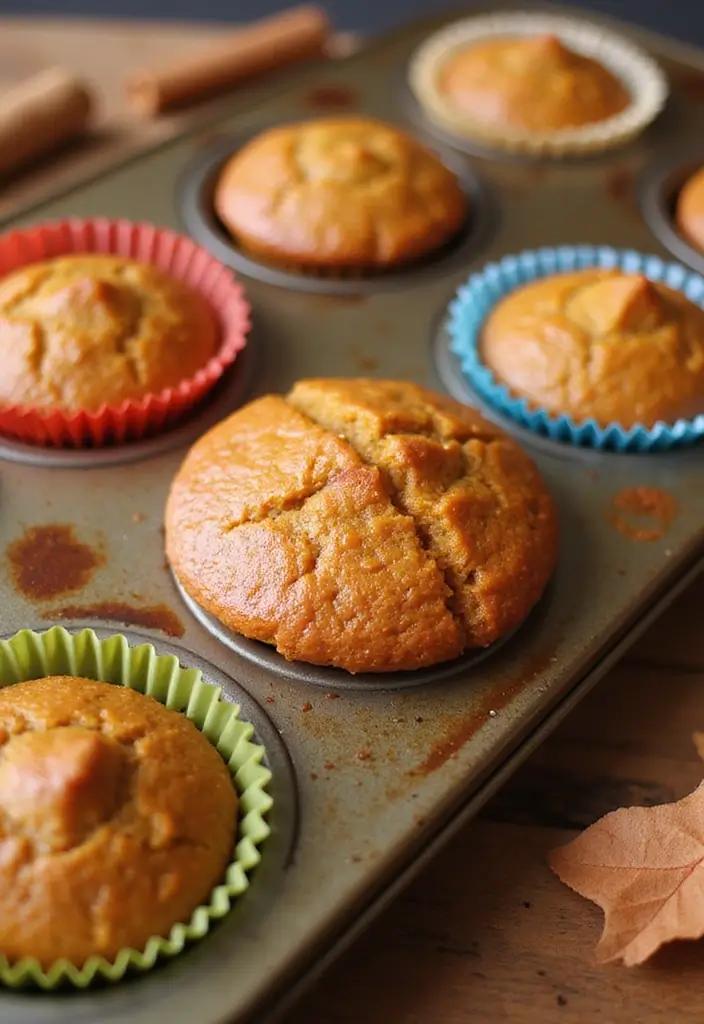 30+ Silicone Mini Muffin Pan Recipes for Easy Baking - 11. Pumpkin Spice Mini Muffins