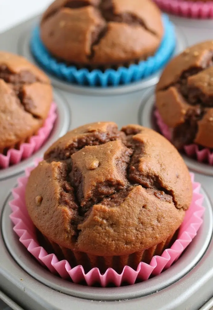 30+ Silicone Mini Muffin Pan Recipes for Easy Baking - 15. Nutella Swirl Muffins