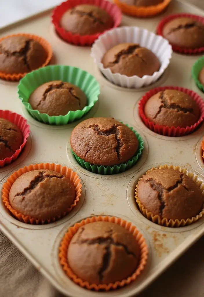 30+ Silicone Mini Muffin Pan Recipes for Easy Baking - 21. Gingerbread Muffins