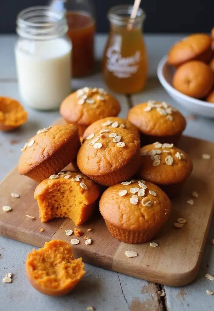 30+ Sweet Potato Muffin Recipes Packed with Nutrition 33 30+ Sweet Potato Muffin Recipes Packed with Nutrition - 7. Sweet Potato Muffins with Oats