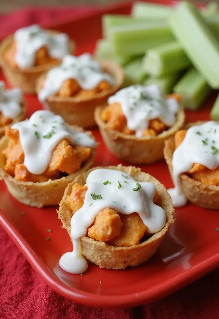 30+ Tortilla Muffin Tin Recipes You’ve Never Tried Before 98 30+ Tortilla Muffin Tin Recipes You’ve Never Tried Before - 16. Buffalo Chicken Tortilla Cups