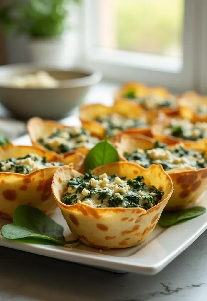 30+ Tortilla Muffin Tin Recipes You’ve Never Tried Before 119 30+ Tortilla Muffin Tin Recipes You’ve Never Tried Before - 19. Spinach and Feta Tortilla Cups